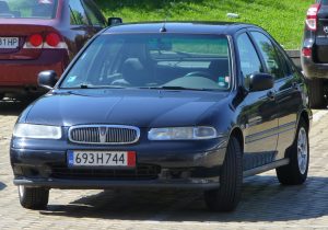 Rover_400_with_Bulgarian_export_plate 300x210
