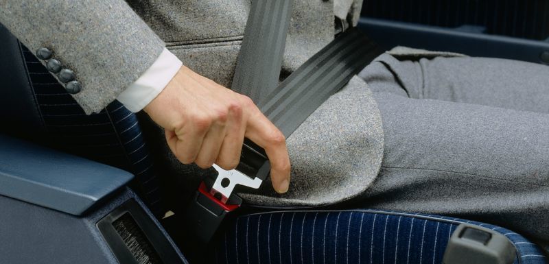 L'uso della cintura di sicurezza